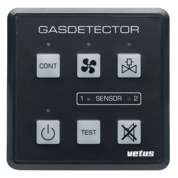 VETUS gas/kulilte-detektor 12/24 Volt inkl. sensor