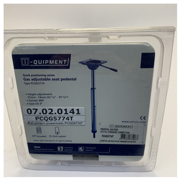 Vetus Quick positioning Chair leg with gas spring