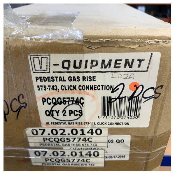 Vetus Quick positioning Chair leg with gas spring