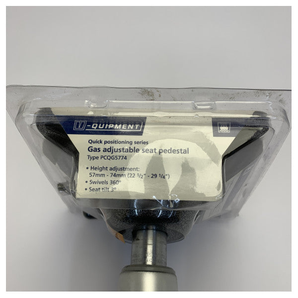 Vetus PCQG5774T Quick Positioning Chair Leg With Gas Spring 570-740mm