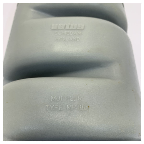Vetus DEMPMP100 Silencer għal 102mm Exhaust hose 580x168mm