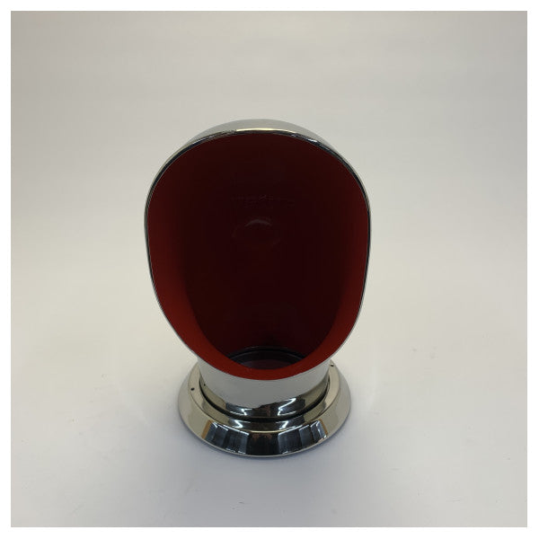 Vetus YOG316R YOGI air intake 125mm 316 Stainless Steel Red interior