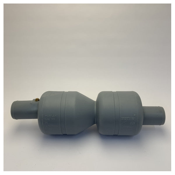 Vetus MV090 Silencer with check valve Type MV 90mm For fast vessels