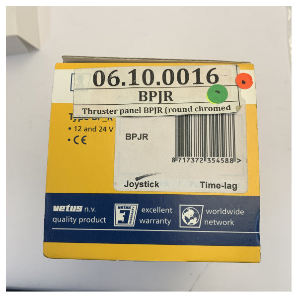 Vetus BPJR Thruster Control Panel with Joystick for Bow and Stern