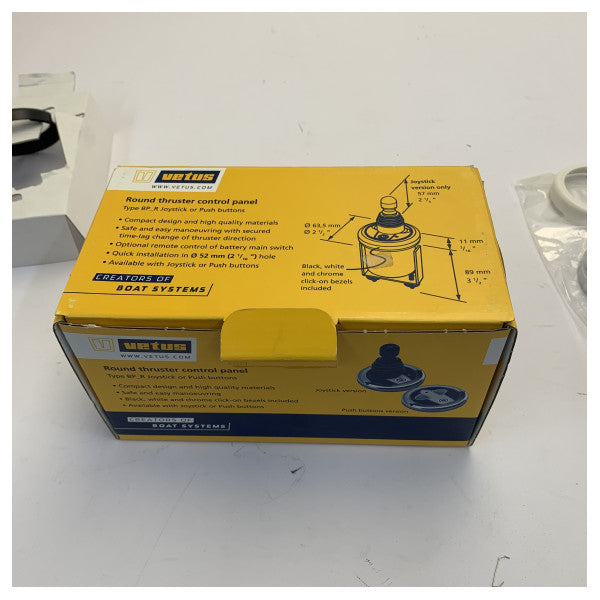 Vetus BPJR Thruster Control Panel with Joystick for Bow and Stern