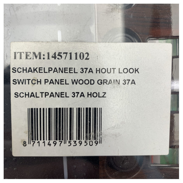 Painel de interruptores eléctricos Allpa Wave de 5 funções com fusível 12V - 14571102