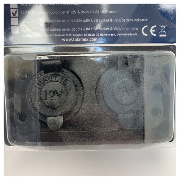 Talamex Wave 電気パネル USB充電器|電源ソケット - 14576014