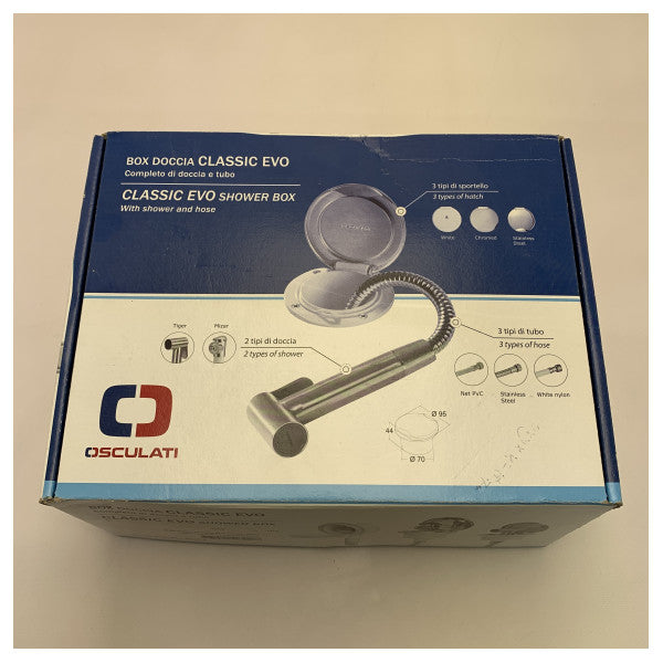 Osculati classic evo white outdoor shower - 15.250.00