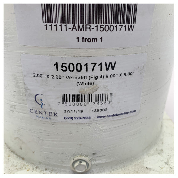 ΧΡΗΣΙΜΟΠΟΙΗΜΕΝΟ Centek marine 51 - 51 mm grp waterlock λευκό - 1500171W