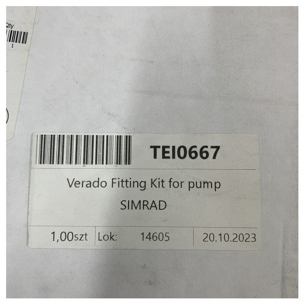 Hanse Verado pumpemonteringssett for 000-15943-001-1