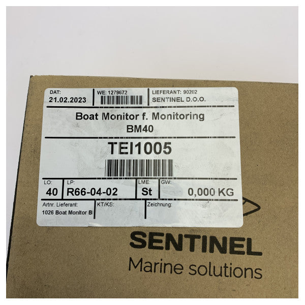 Système de surveillance à distance pour bateau Sentinel BM40 3G