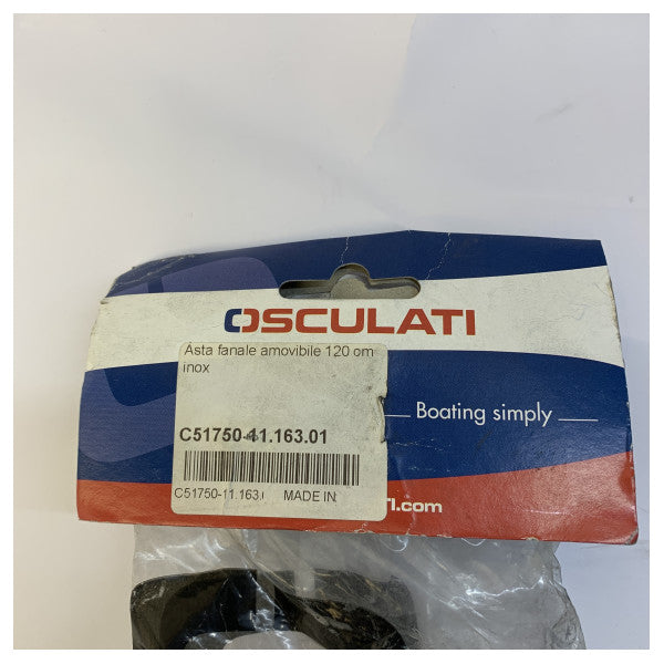 Poteau de feu de navigation tout horizon Osculati 360, 1,2 m