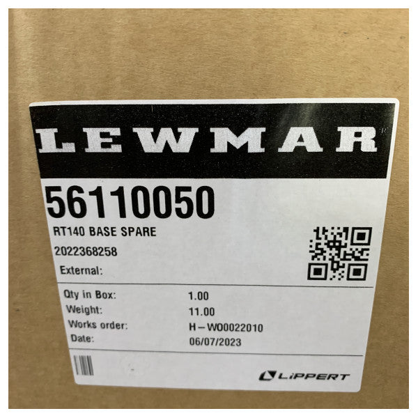 Lewmar RT140 chowany napęd dziobowy - zapasowa pokrywa podstawy - 56110050