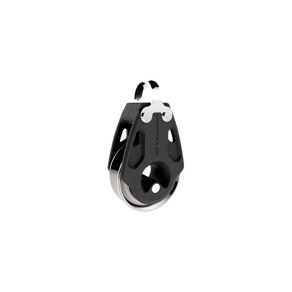 Lewmar 40mm Staffa per puleggia per cavo Heavy Duty nero in acciaio inossidabile - 29901401BK