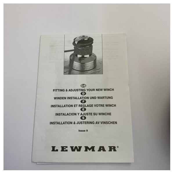Lewmar 30AST Ocean Guincho Self-Tailing de 2 Velocidades - Alumínio Preto - 30ST - 49030020