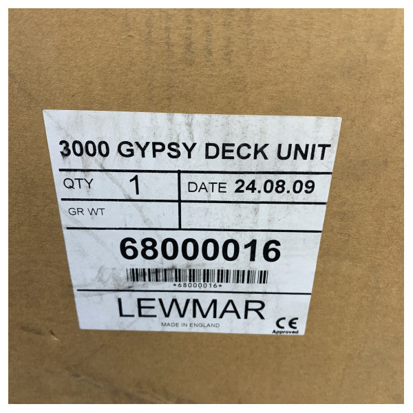 Lewmar 3000 Anchor Windlass Gypsy Deck Unit Stainless Steel - 68000016