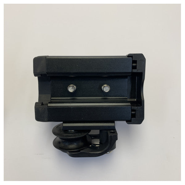 Lewmar Size 2 Finecorsa 1 Staffa di controllo con galloccia - Coppia Nera - 29472068BK