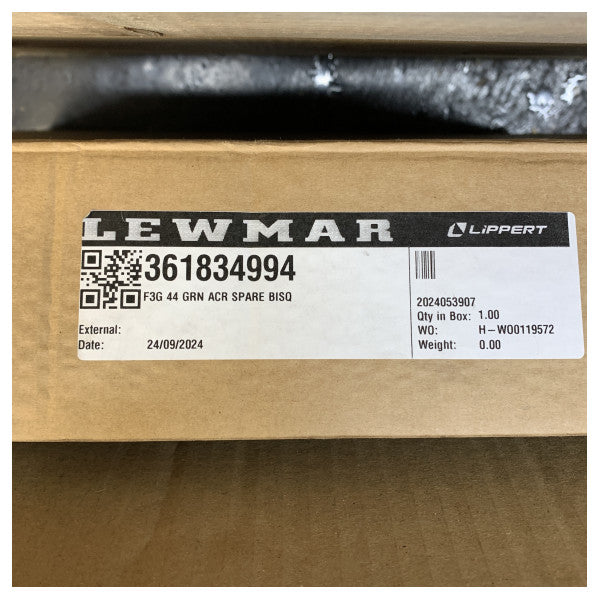 Lewmar Size 44 F3G Hatch Replacement Acrylic Spare - Green Tint - 361834994