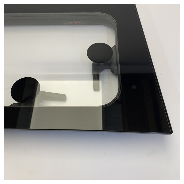 Lewmar 30326300 F3GTP salongvindu med glass 1370 styrbord HR svart ramme