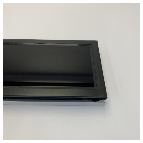 Lewmar Flush Mitre Portlight 150x600mm Dark Grey Black