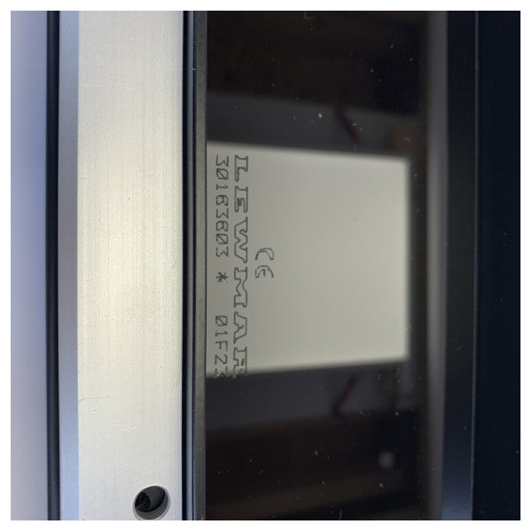 Lewmar Flush Mitre Portlight 150x600mm Dark Grey Black