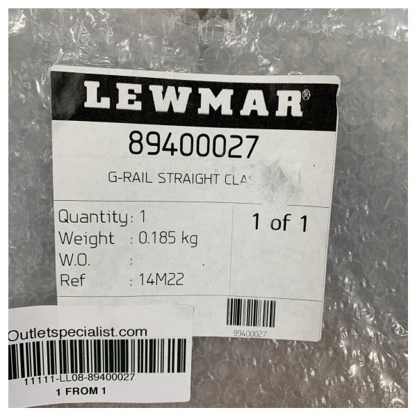 Lewmar 89400027 G-Rail Straight Classic Track для яхтової фурнітури