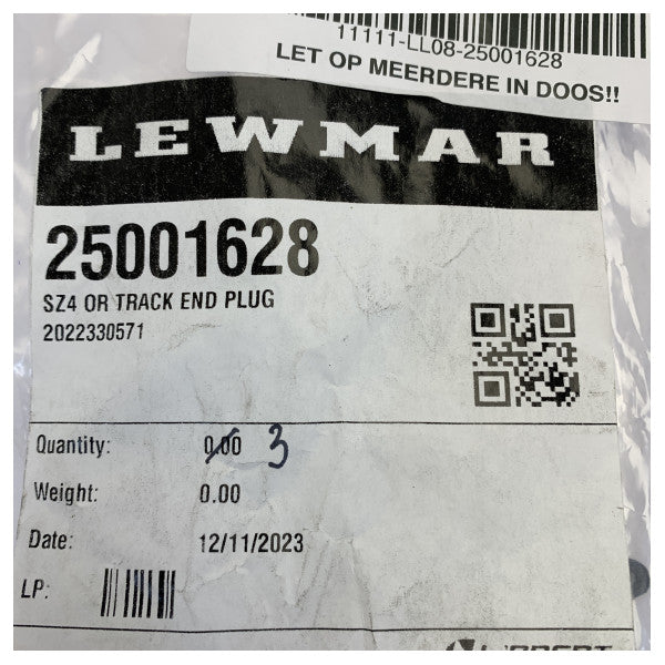 Lewmar 25001628 SZ4 Ocean Racing skinnestop