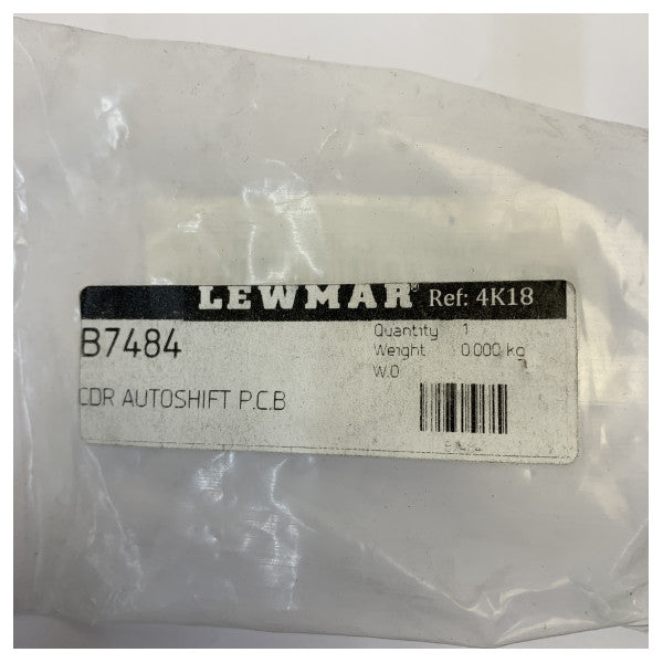 Lewmar B7484 CDR Autoshift Scheda di controllo PCB 24V DC