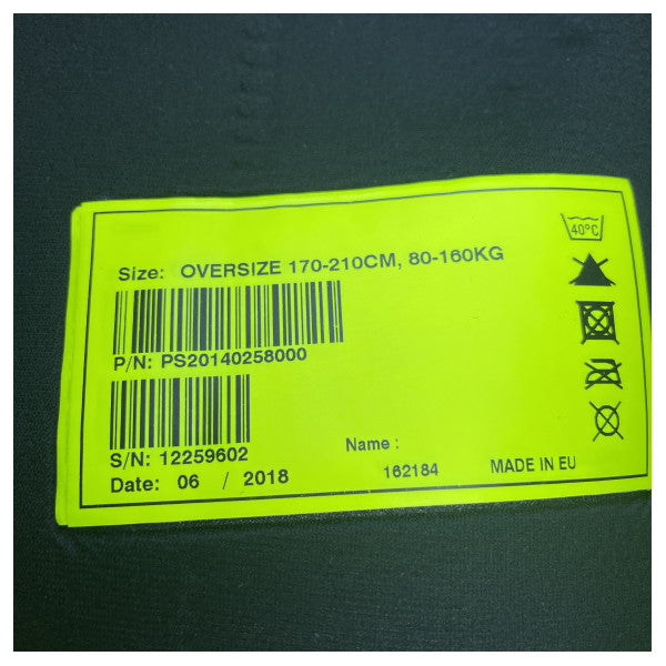 Veste d'immersion isolée Viking Jaune 170 - 210 cm | 80 - 160 KG