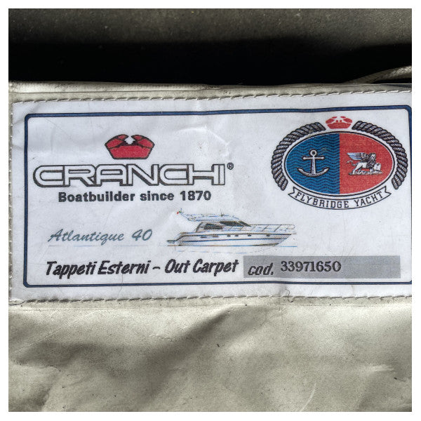 Tapis marin extérieur durable et antidérapant Cranchi Atlantique 40 pour cockpit - 33971650