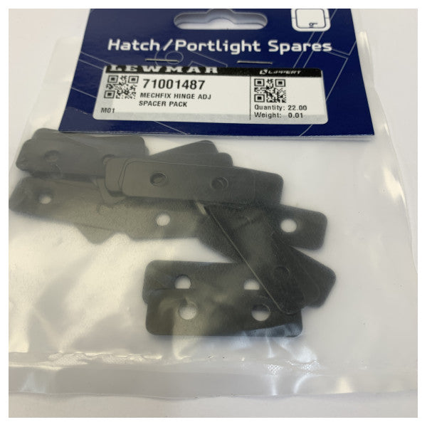 Lewmar 71001487 Mechfix Hinge Adjustable Spacer Pack