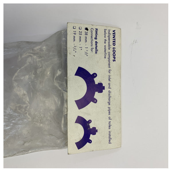 Siphon de toilette marine Ocean Technologies en nylon 38 mm avec valve pour système d’évacuation de yacht