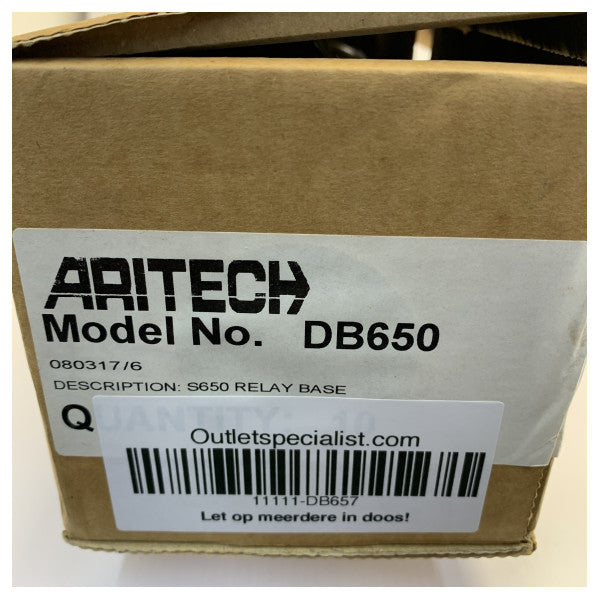 Aritech DB650 Brandmelder-Relaisbasis für Rauchmelder der 650er-Serie