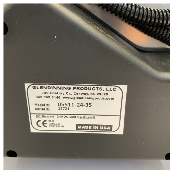 Glendinning Hosemaster 24V sähköinen vesiletkukela 5/8 tuumaa x 35 jalkaa 05511-24-35