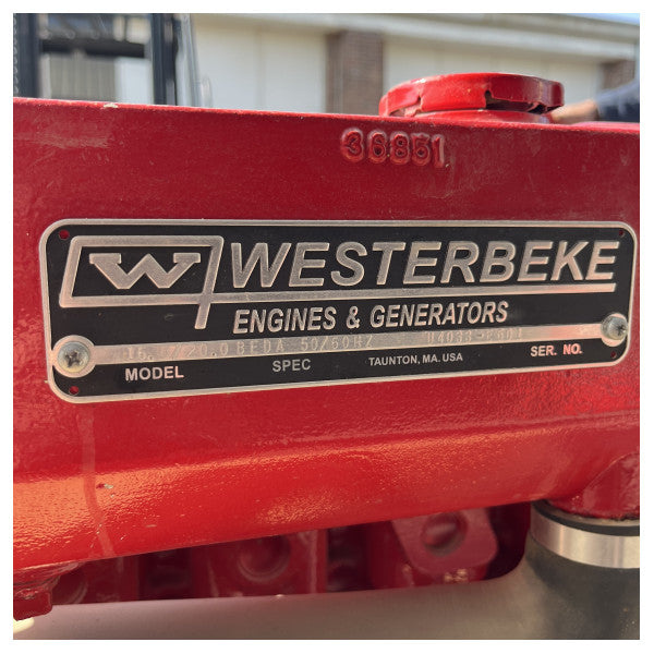 Oanvänd Westerbeke 16 kW | 20 kW marin dieselgenerator
