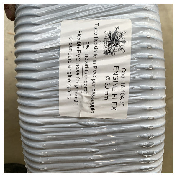 Osculati Fleksibelt PVC-rør 50 mm til beskyttelse af marinekabler - holdbart, vejrbestandigt motor-flexrør