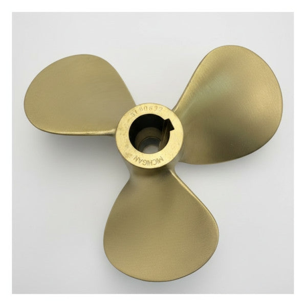 Michigan Propellers 3-Blatt Messing-Propeller GL352 25x22 RH 45mm - 668410