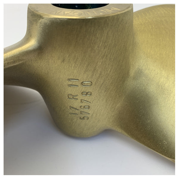 Michigan Propellers 2-Blade Messing GL235 Propeller 17x11 RH 30mm - 576780