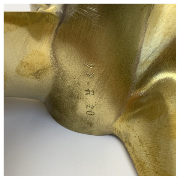 Michigan Propellers 3-Blade Messingpropeller GL352 22x20 RH 40mm - 690258