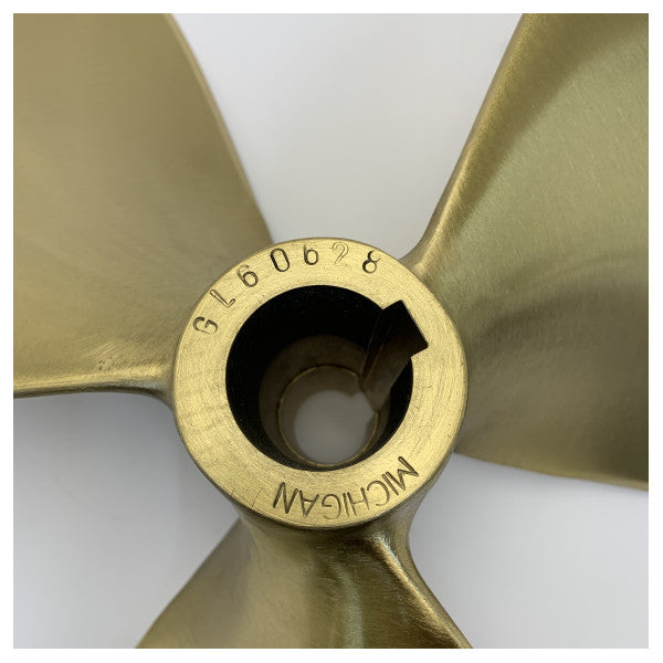 Michigan Propellers 3-Blatt Messingpropeller GL352 24x20 RH 40 - 668390