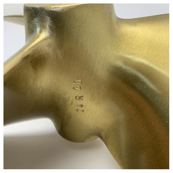 Michigan Propellers 3-Blatt Messingpropeller GL352 24x20 RH 40 - 668390