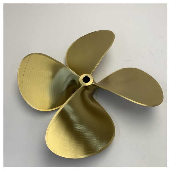 Michigan Propellers 4-Blatt Messingpropeller GL469 20x17 LH 35mm - 860553