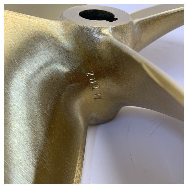 Michigan Propellers 4-Blatt Messingpropeller GL469 20x17 LH 35mm - 860553