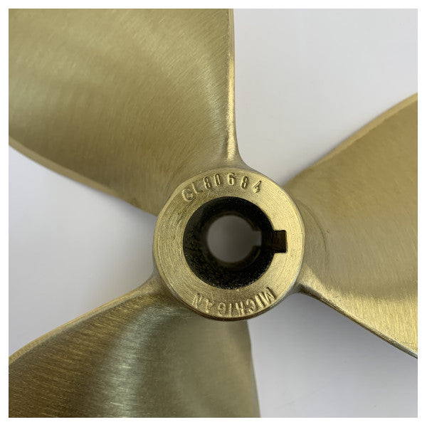 Michigan Propellers 3-Blatt Messingpropeller GL352 11x10 LH 25mm - 668943