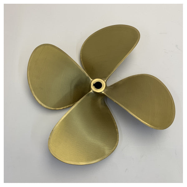 Michigan Propellers 4-bladet messingpropel GL469 15x12 LH 25mm - 860043