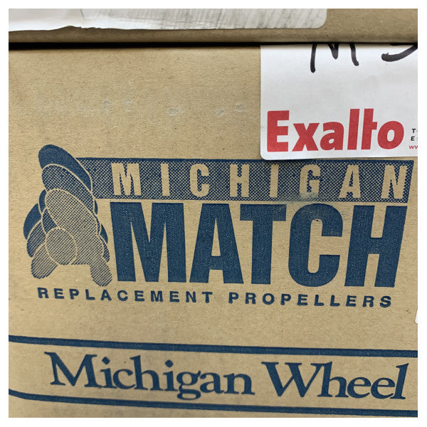 Michigan Match 3-Blatt Aluminium-Marinepropeller 9,5 x10 RH - 12111