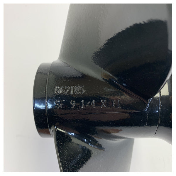 Michigan Match 3-Blatt Aluminium-Bootspropeller 9 1/4 x 11 RH - 62105