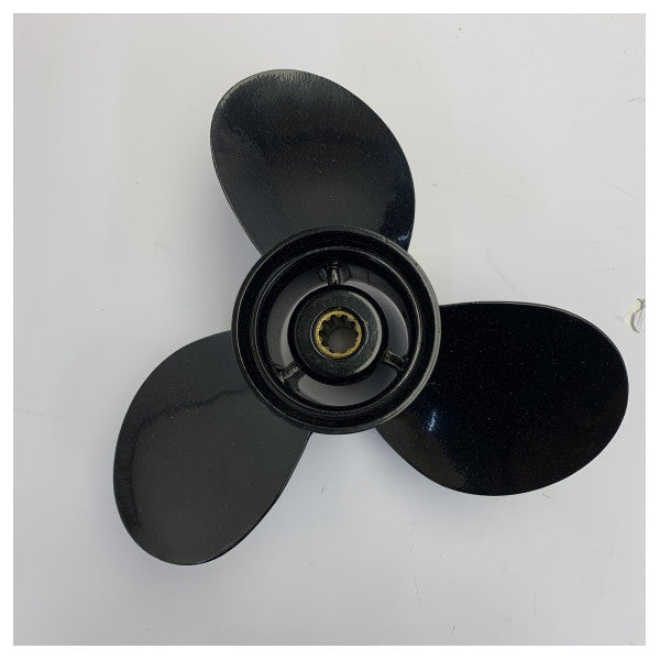 Michigan Match 3-bladet aluminiums-marinepropel 10 1/4 x 11 RH - 62205