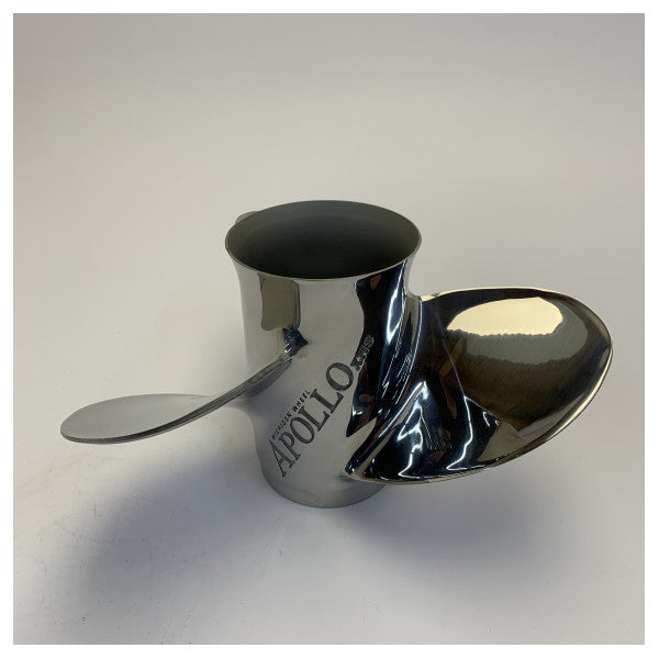 Michigan Apollo 3-bladet rustfri stålpropeller 10 3/4 x 12 RH - 993405
