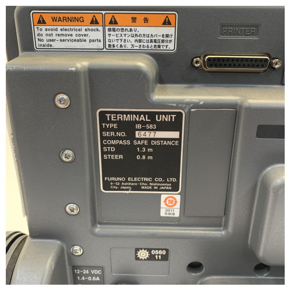 Furuno IB-583 NBDP Terminal Marine Communication Unit - Used